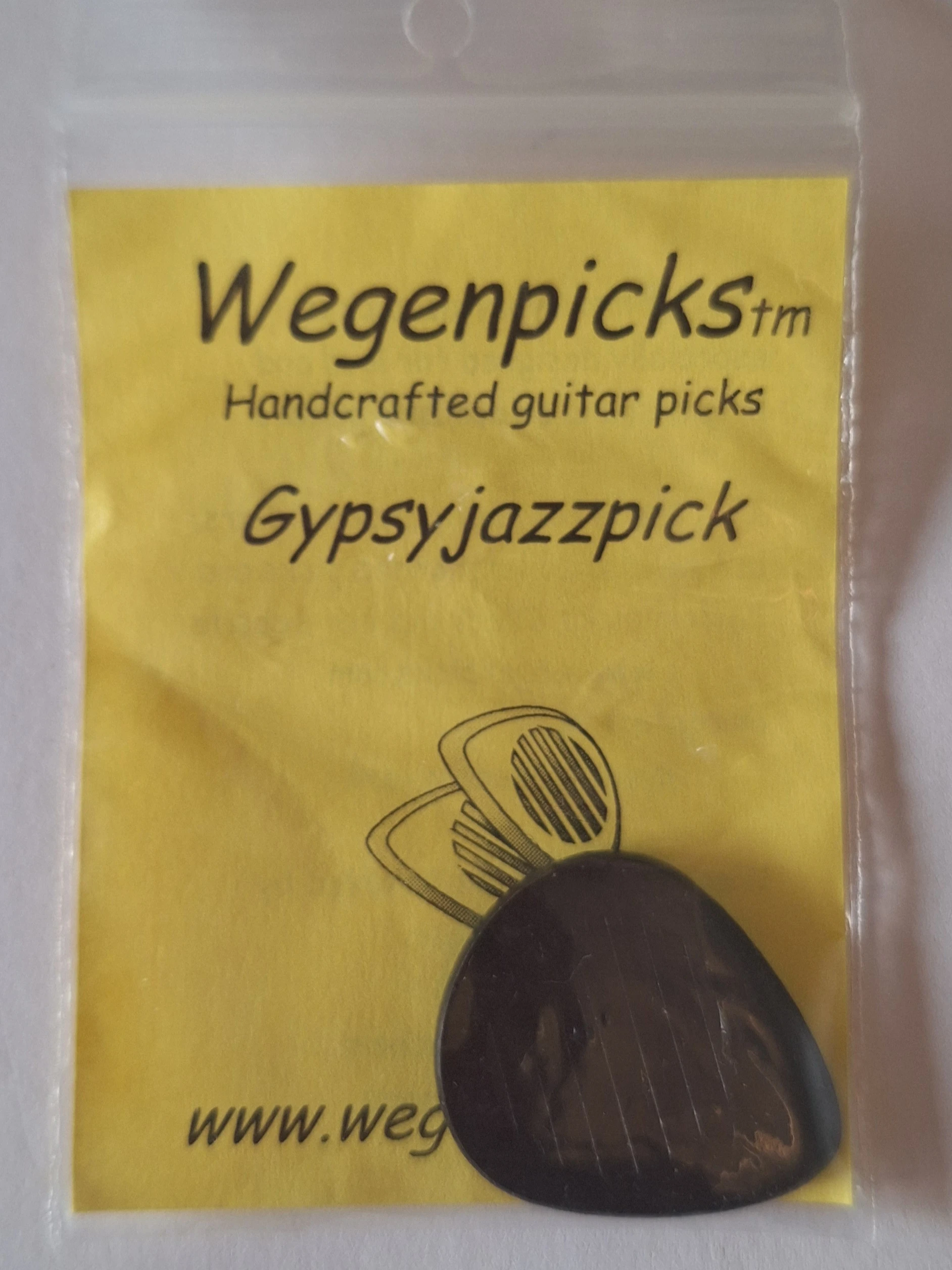 Wegenpicks Gypsyjazzpick GJPB 3,5mm Black